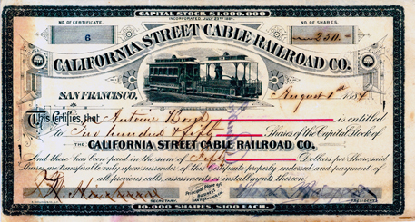 «California Street Cable Railroad Co., no. 6, 1884»